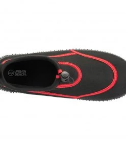 Wetsuit, Swimming & Beach Accessories Urban Beach Mens Toggle Aqua Shoe FWR1126 -BLACK/RED (6 - 11)