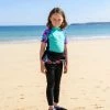 Yello Girls Tiger Rash Vest Swimwear
