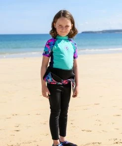 Yello Girls Tiger Rash Vest Swimwear