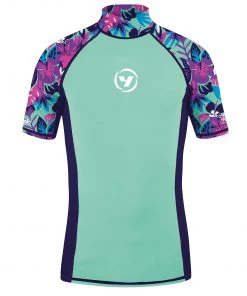 Yello Girls Tiger Rash Vest Swimwear