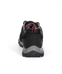 Regatta Ladies Holcombe Waterproof Shoe -BLACK/DECOROSE (3, 4, 5 Only)