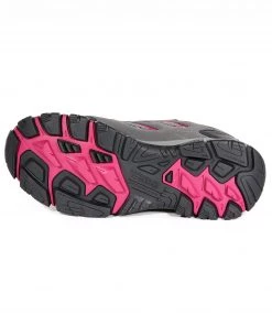 Regatta Ladies Holcombe Waterproof Shoe -STEEL/VIVACIOUS Ladies Footwear