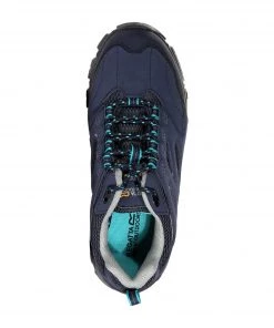 Regatta Ladies Holcombe Waterproof Shoe -NAVY/ATLANTIS (4 Only)