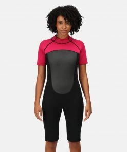 Regatta Ladies 2mm Short Wetsuit -DARK CERISE