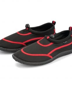 Wetsuit, Swimming & Beach Accessories Urban Beach Mens Toggle Aqua Shoe FWR1126 -BLACK/RED (6 - 11)