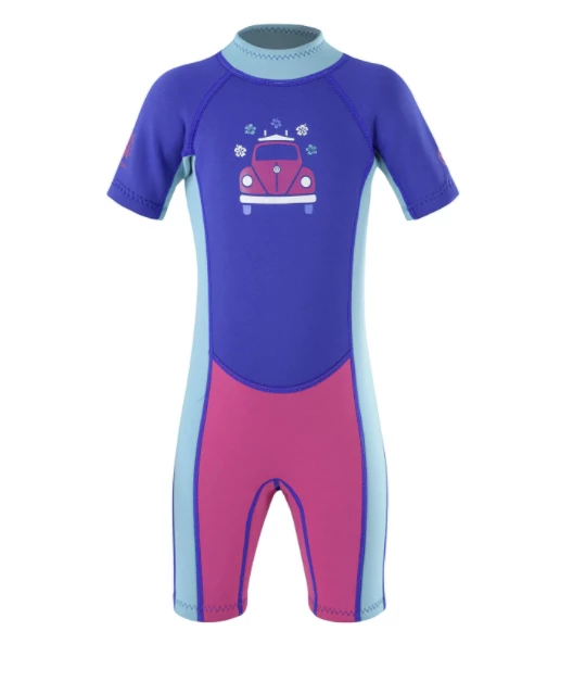 All Volkswagen Girls Shortie Wetsuit -PINK